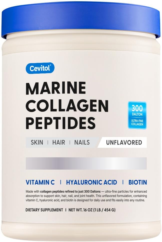 Marine Collagen Peptides - Hydrolyzed Ultra-fine Collagen Powder for Women