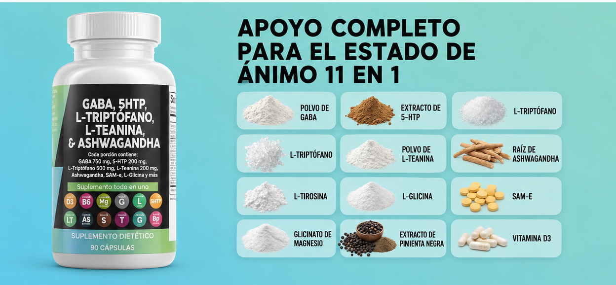 Vitaminas para el apoyo del estado de ánimo
